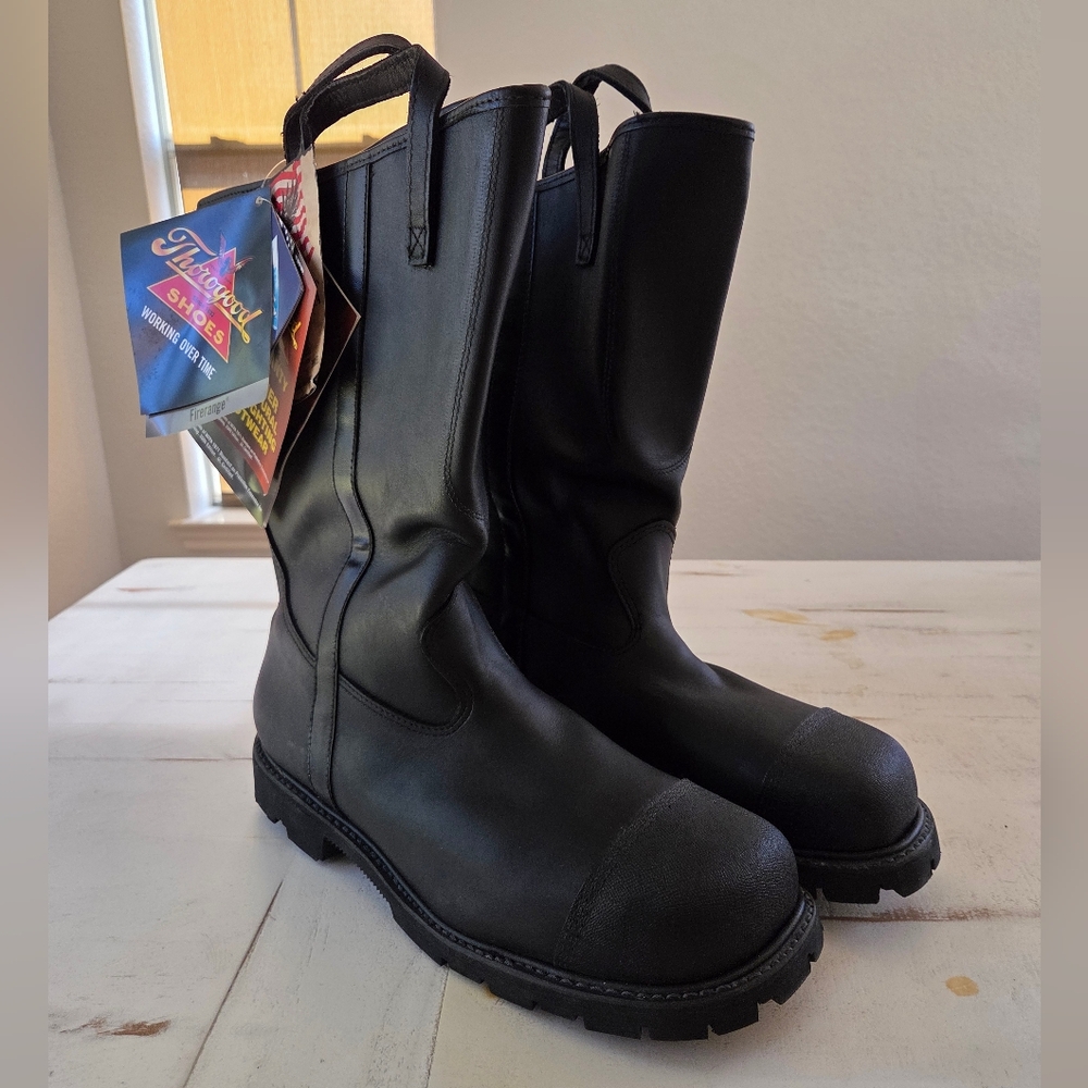 Thorogood Structural Fire Fighting Bunker Boots Men's 15 XW